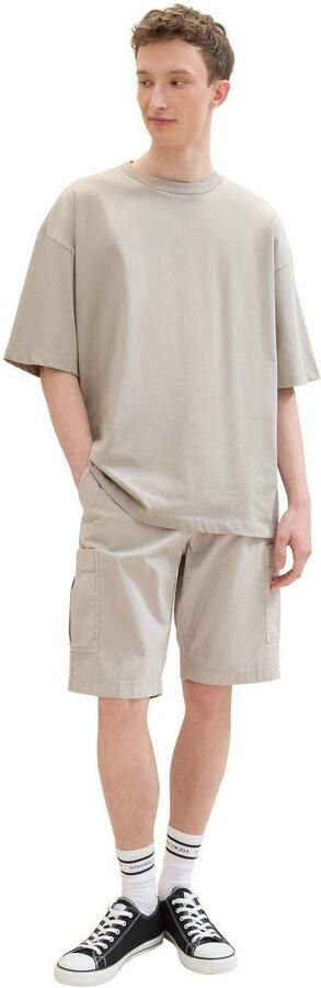 Tom Tailor Denim Cargoshort Zomerbroek effen - Foto 5