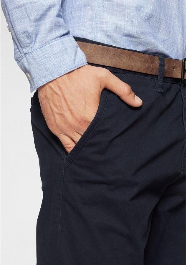 Tom Tailor Denim Chino licht voorgewassen (set Met riem) - Foto 5