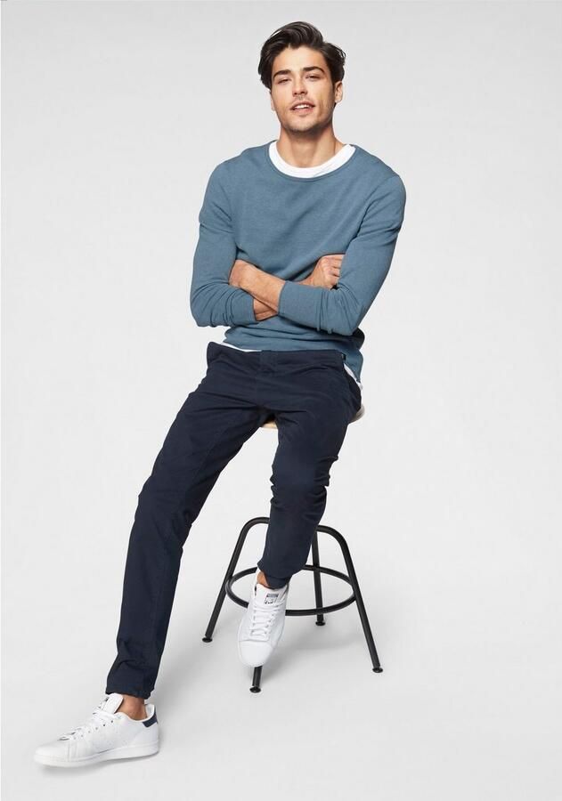 Tom Tailor Denim Chino licht voorgewassen (set Met riem) - Foto 6