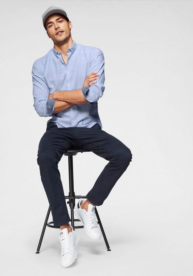 Tom Tailor Denim Chino licht voorgewassen (set Met riem) - Foto 9