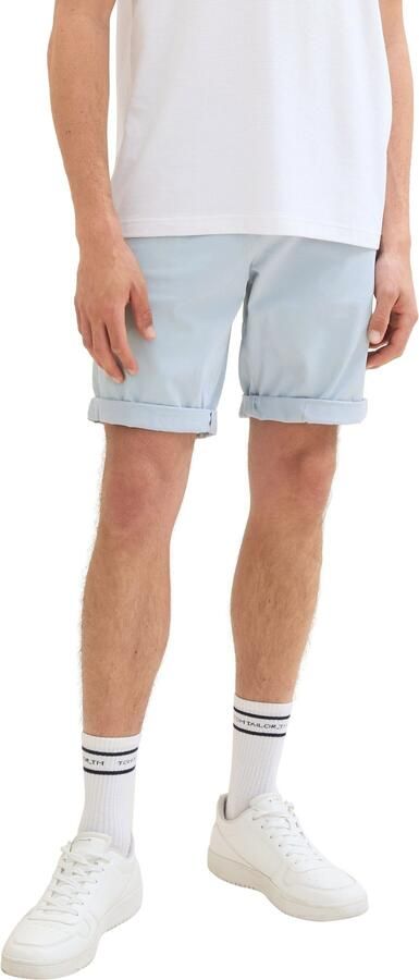 Tom Tailor Denim Chino-short Zomerbroek met steekzakken en stretch - Foto 7