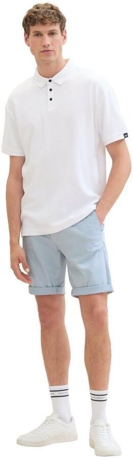 Tom Tailor Denim Chino-short Zomerbroek met steekzakken en stretch - Foto 6