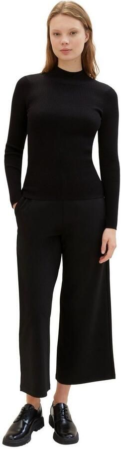 Tom Tailor Denim Relaxed fit stoffen broek met elastische band - Foto 4