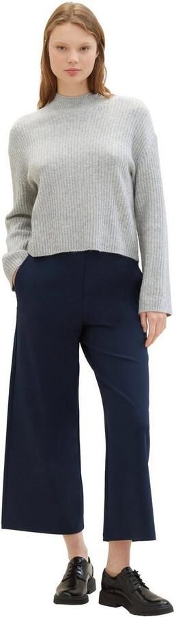 Tom Tailor Denim Relaxed fit stoffen broek met elastische band - Foto 3