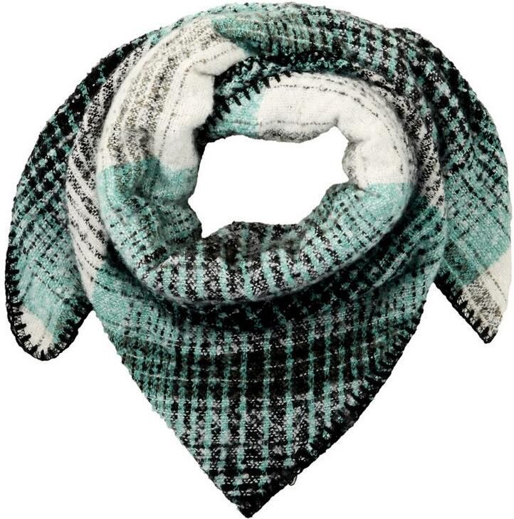 Tom Tailor Denim Driehoekig sjaaltje met gehaakte rand - Foto 3