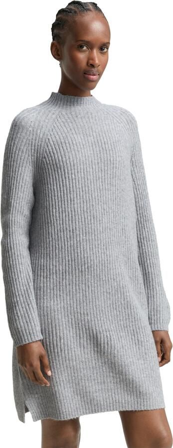 Tom Tailor Denim Gebreide jurk met opstaande kraag - Foto 6