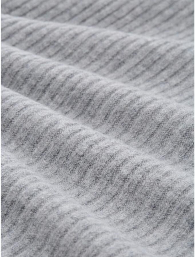 Tom Tailor Denim Gebreide jurk met opstaande kraag