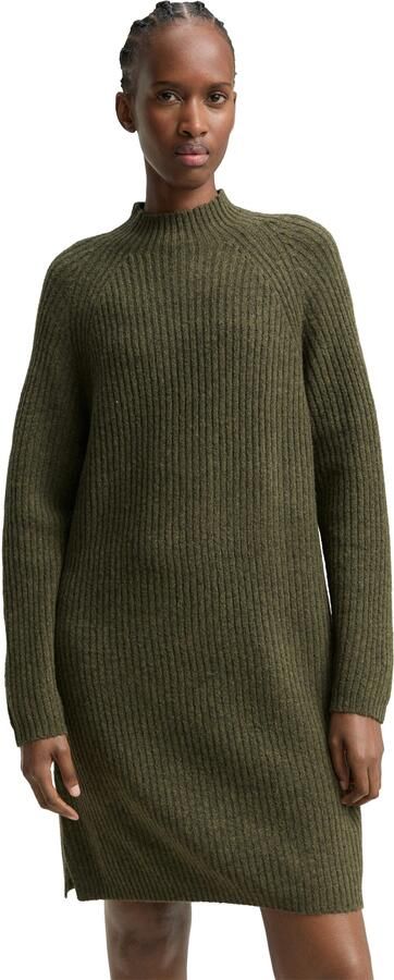 Tom Tailor Denim Gebreide jurk met opstaande kraag - Foto 6