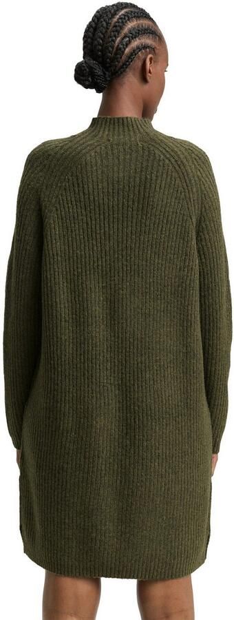 Tom Tailor Denim Gebreide jurk met opstaande kraag - Foto 5