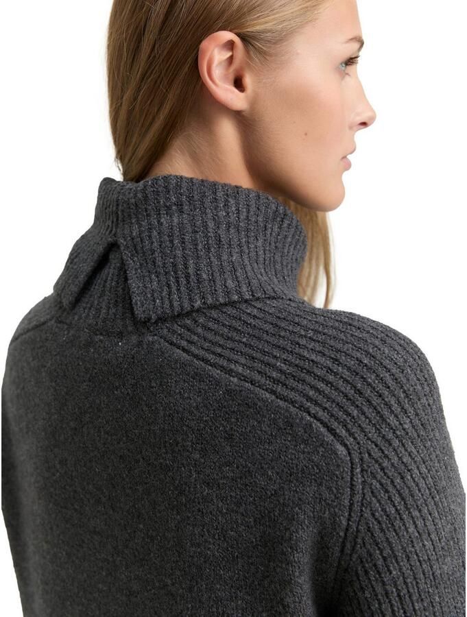 Tom Tailor Denim Gebreide jurk met stretchaandeel - Foto 2