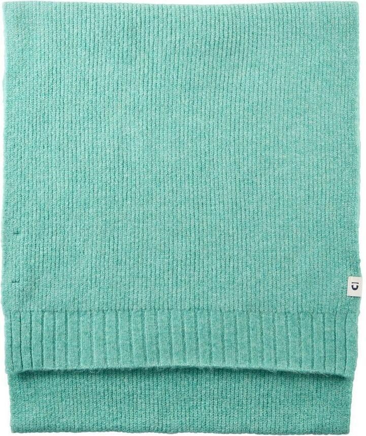 Tom Tailor Denim Gebreide sjaal effen met applicatie - Foto 2