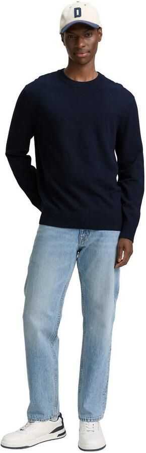 Tom Tailor Denim Regular fit gebreide pullover van katoen - Foto 5