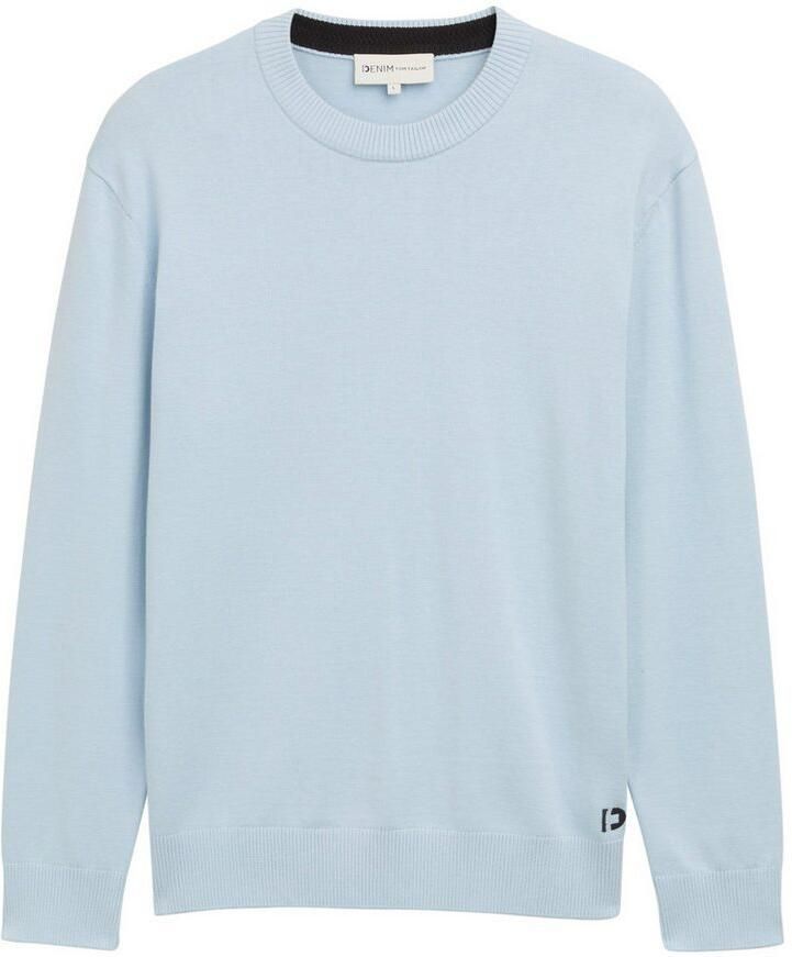 Tom Tailor Denim Regular fit pullover van puur katoen