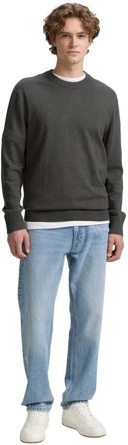 Tom Tailor Denim Regular fit gebreide pullover van katoen - Foto 4