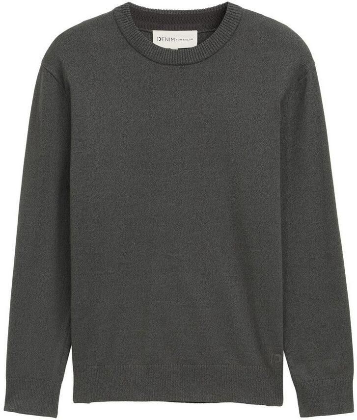 Tom Tailor Denim Regular fit gebreide pullover van katoen