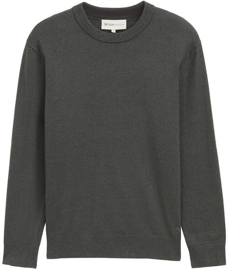 Tom Tailor Denim Regular fit gebreide pullover van katoen