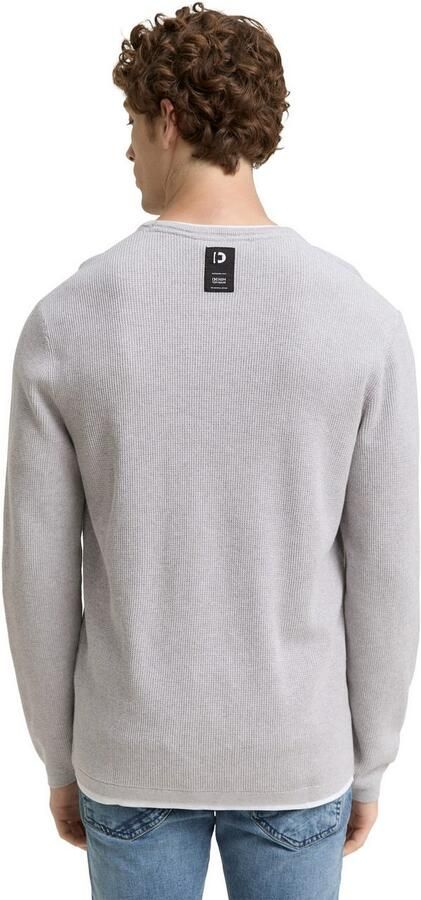 Tom Tailor Denim Gebreide trui met 2-in-1 halslijn - Foto 5