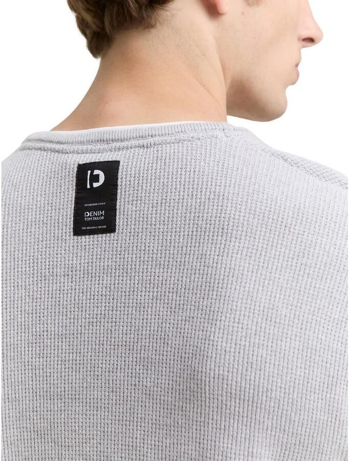 Tom Tailor Denim Gebreide trui met 2-in-1 halslijn - Foto 2