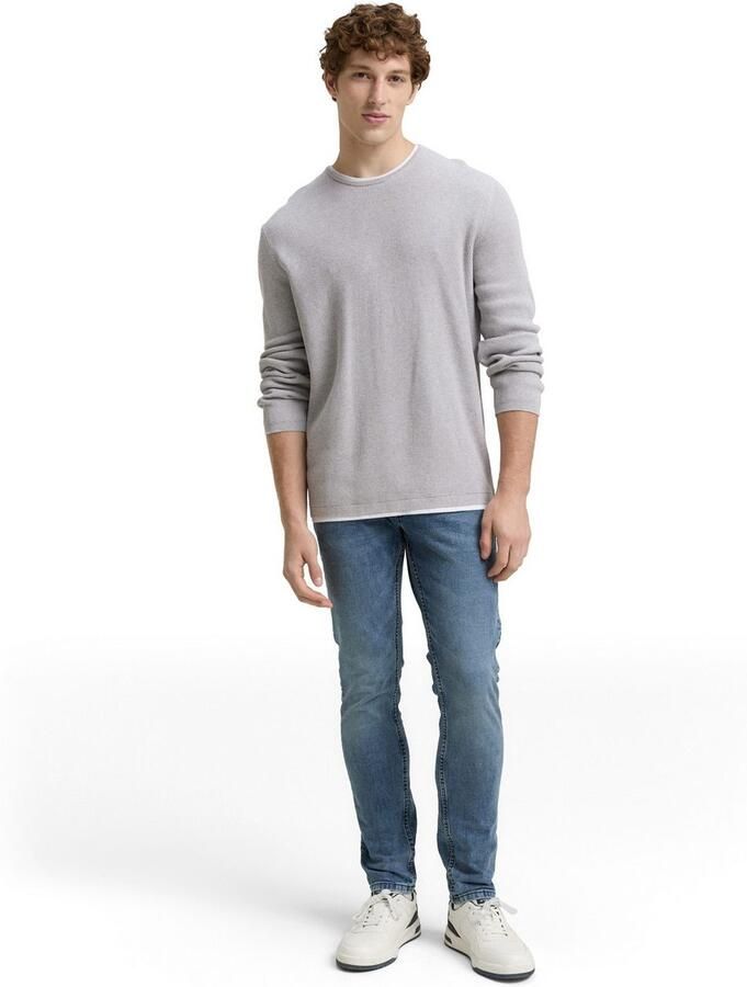 Tom Tailor Denim Gebreide trui met 2-in-1 halslijn - Foto 4