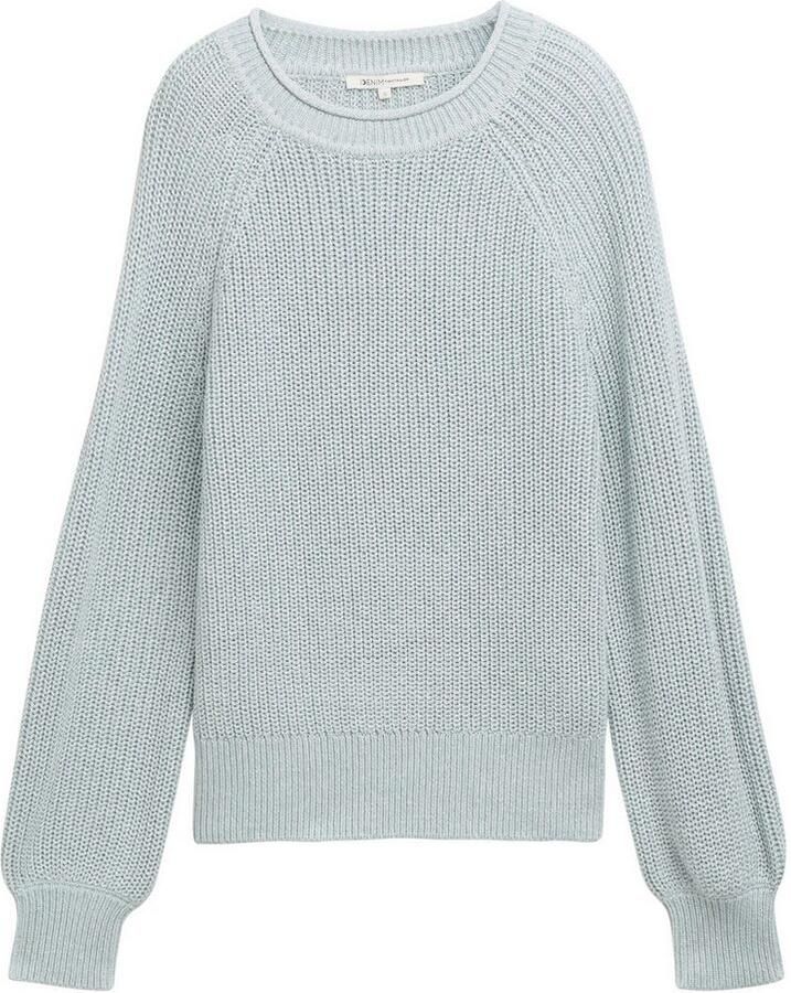 Tom Tailor Denim Regular fit gebreide pullover van katoenmix