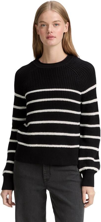 Tom Tailor Denim Gebreide trui met breistructuur - Foto 6