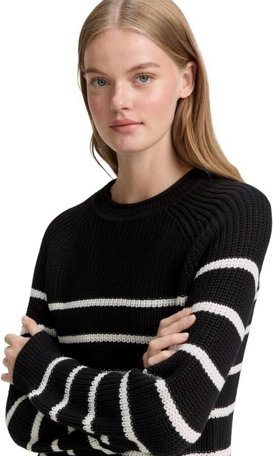 Tom Tailor Denim Gebreide trui met breistructuur - Foto 3