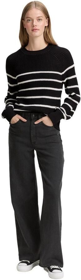 Tom Tailor Denim Gebreide trui met breistructuur - Foto 5