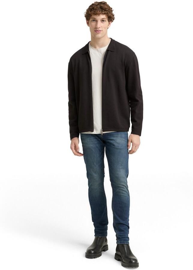 Tom Tailor Denim Gebreide trui met een ritssluiting - Foto 4