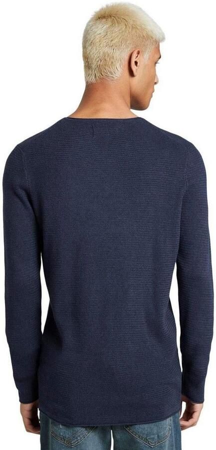Tom Tailor Heren Gebreide Trui Stijlvol en Comfortabel Blue Heren - Foto 4