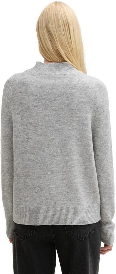 Tom Tailor Denim Gebreide trui met extra lange mouwen - Foto 3