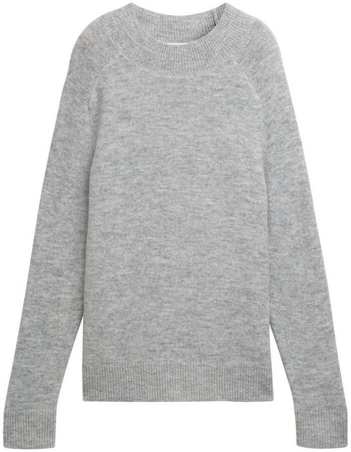 Tom Tailor Denim Gebreide trui met extra lange mouwen