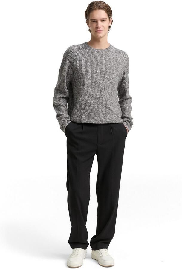 Tom Tailor Denim Gebreide trui met geborduurd logo - Foto 4