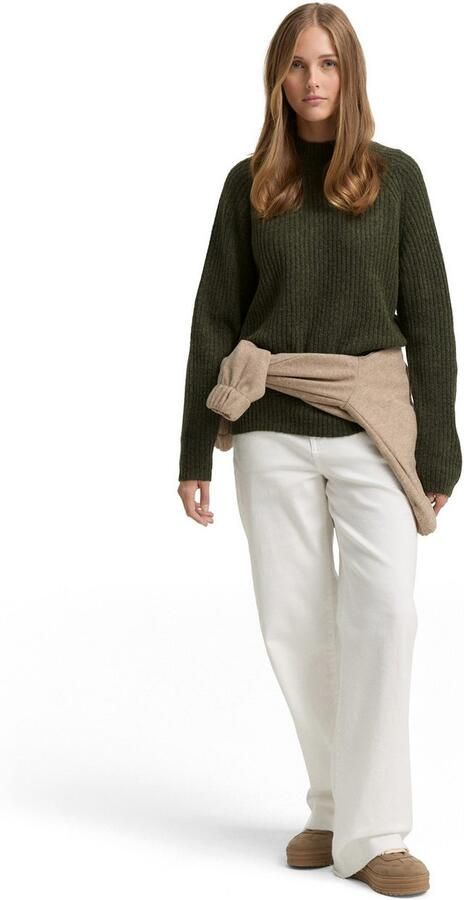 Tom Tailor Denim Gebreide trui met opstaande kraag - Foto 4