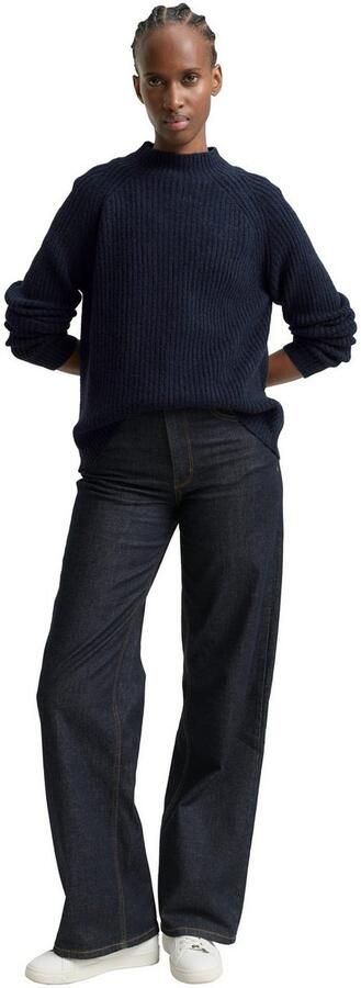 Tom Tailor Denim Gebreide trui met opstaande kraag - Foto 5