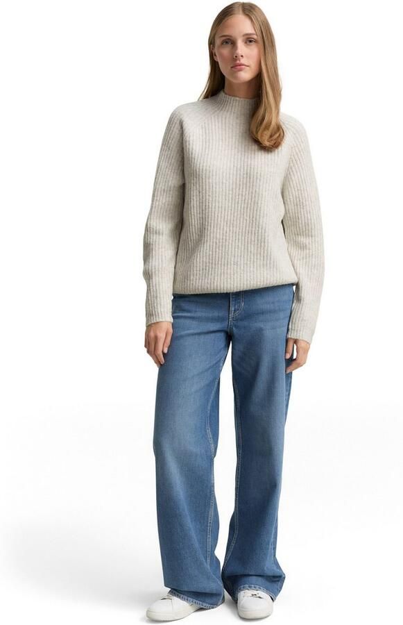 Tom Tailor Denim Regular fit gebreide pullover met katoen - Foto 4