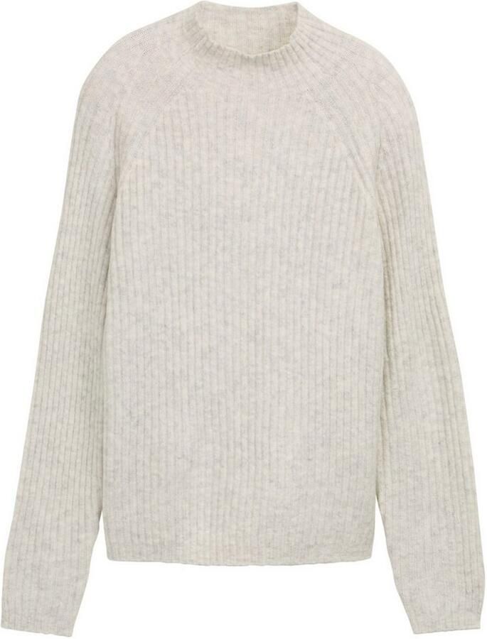 Tom Tailor Denim Regular fit gebreide pullover met katoen