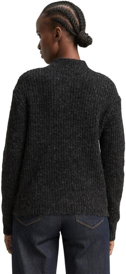 Tom Tailor Denim Gebreide trui met opstaande kraag - Foto 5