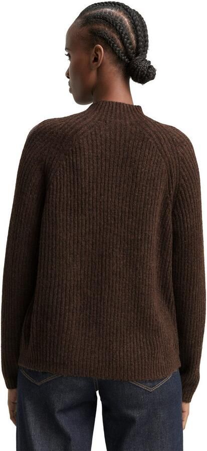 Tom Tailor Denim Gebreide trui met opstaande kraag - Foto 5