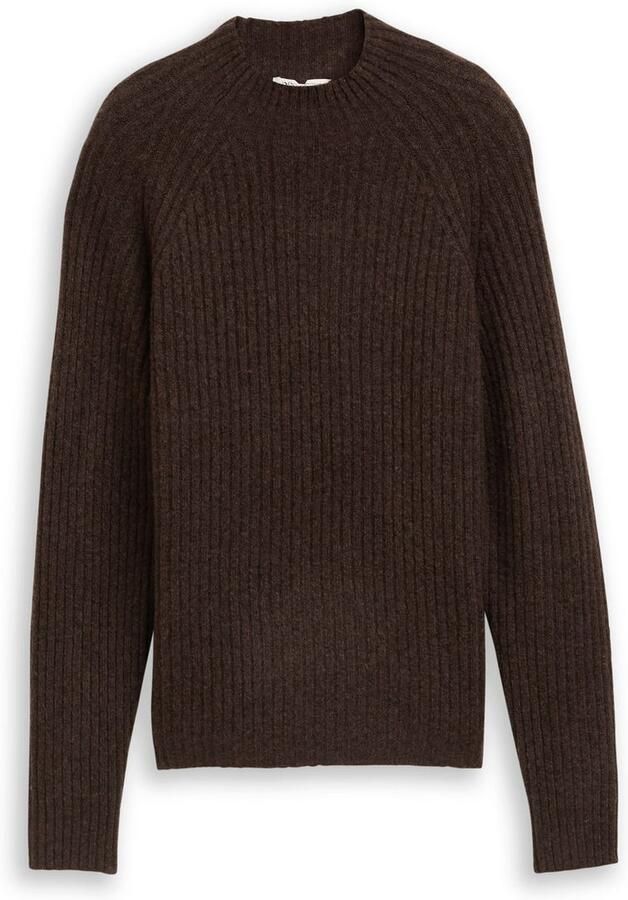 Tom Tailor Denim Gebreide trui met opstaande kraag - Foto 4