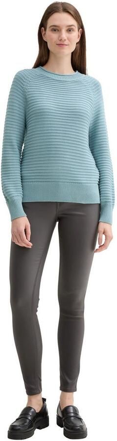 Tom Tailor Denim Gebreide trui met ottoman-structuur - Foto 4