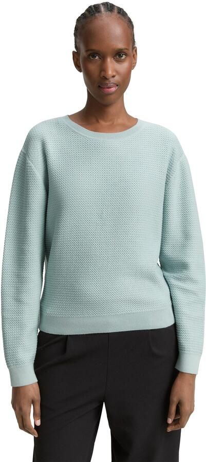 Tom Tailor Denim Gebreide trui met ribboorden - Foto 6