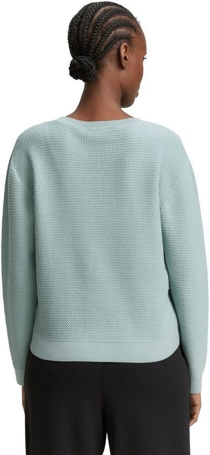 Tom Tailor Denim Gebreide trui met ribboorden - Foto 4