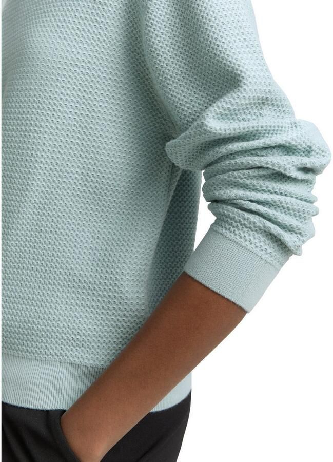 Tom Tailor Denim Gebreide trui met ribboorden - Foto 3