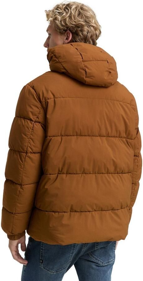 Tom Tailor Denim Gewatteerd regular fit jack met capuchon - Foto 5