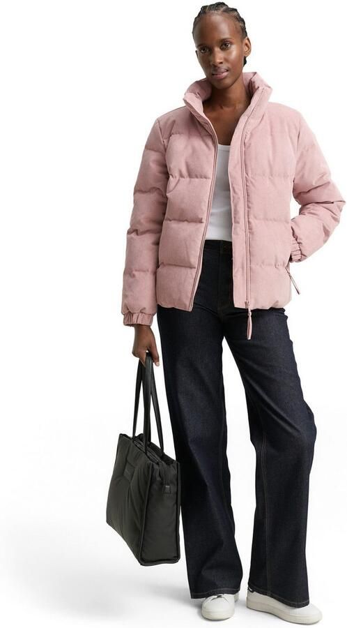 Tom Tailor Denim Gewatteerde jas met opstaande kraag - Foto 4