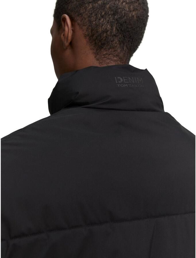 Tom Tailor Denim Regular fit gewatteerd jack met opstaande kraag - Foto 2