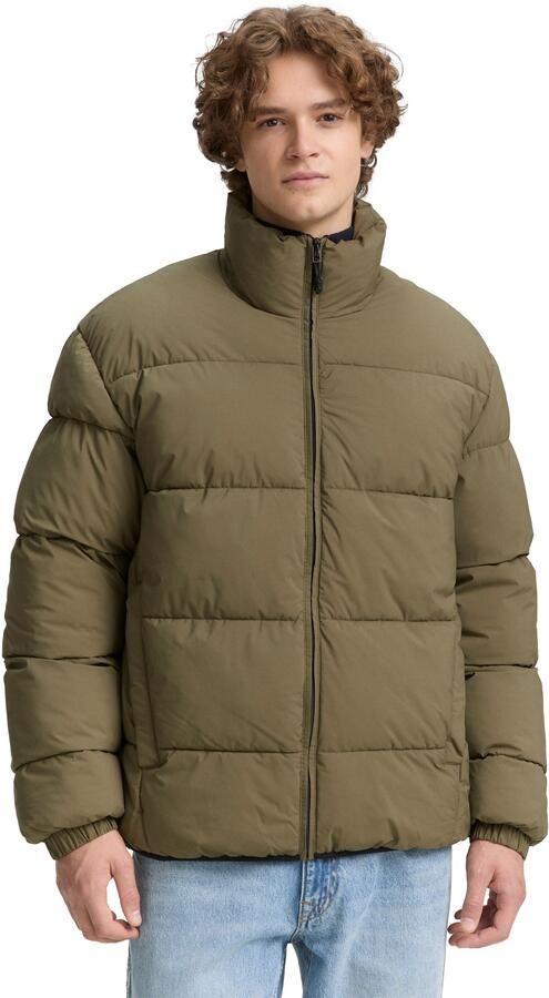 Tom Tailor Denim Regular fit gewatteerd jack met opstaande kraag - Foto 6