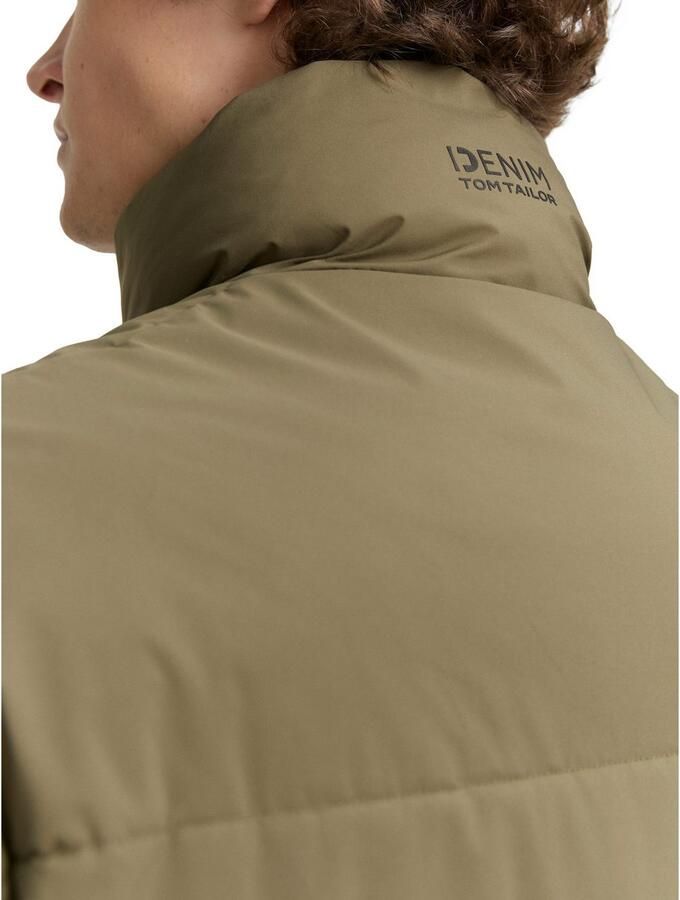 Tom Tailor Denim Regular fit gewatteerd jack met opstaande kraag - Foto 2