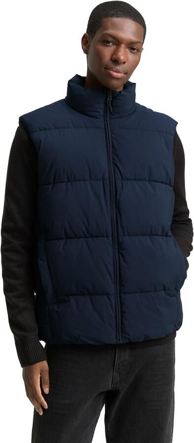 Tom Tailor Denim Regular fit outdoorvest met opstaande kraag - Foto 6