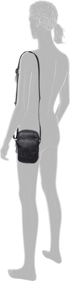 Tom Tailor Denim Gsm-tasje Maxime van glad imitatieleer met tonale logo in praktische formaten - Foto 3